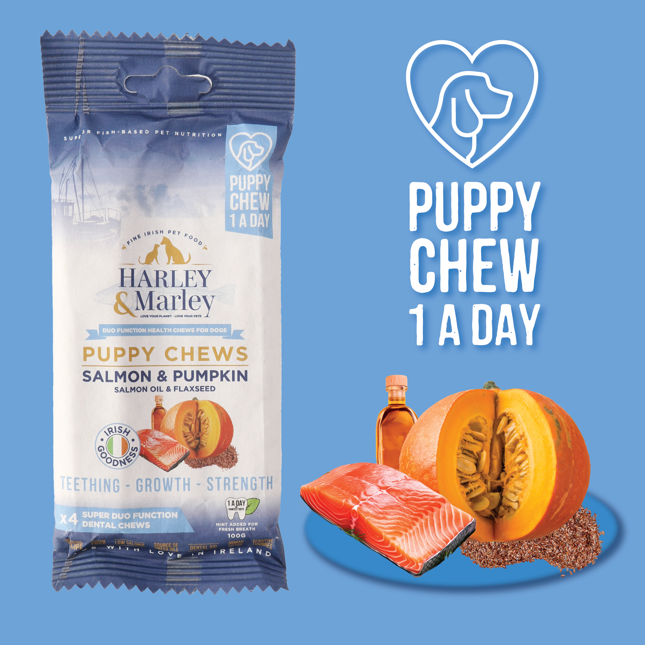 Puppy Chews Duo Function Health Chews for Dogs